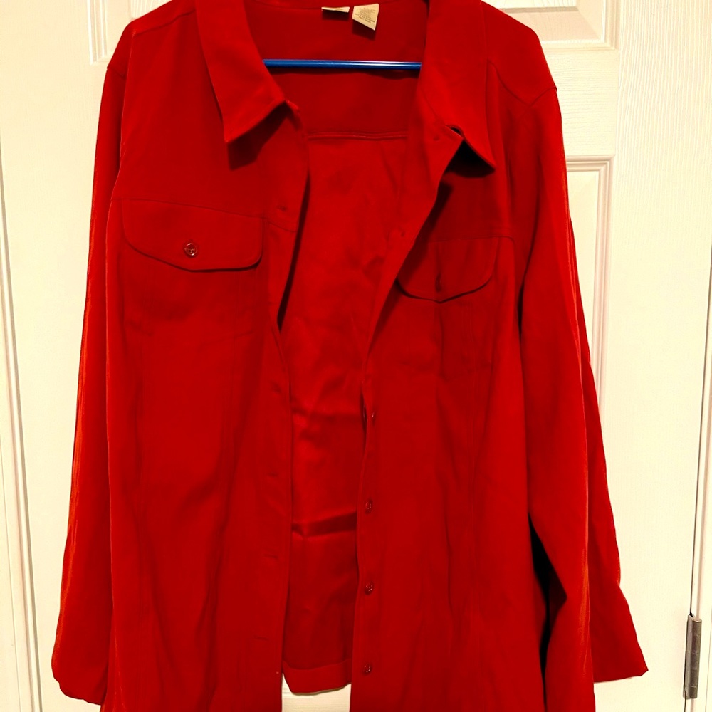 Plus suede light jacket